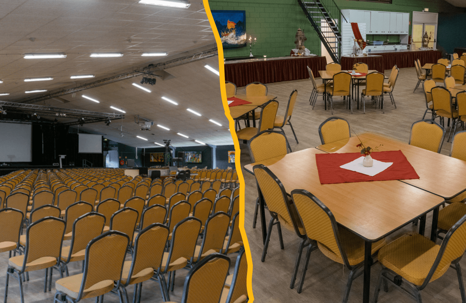 Ichtuszaal opgesplist